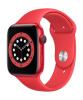 AppleWatchS6 44mm REDAlum RED SportBand side