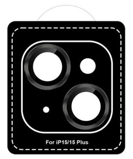 Camera Lens Protector iPhone 15 & 15 Plus - Black