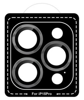 Camera Lens Protector for Apple iPhone 15 Pro - Black