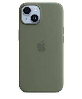 iPhone 14 Silicone Case with MagSafe - Olive